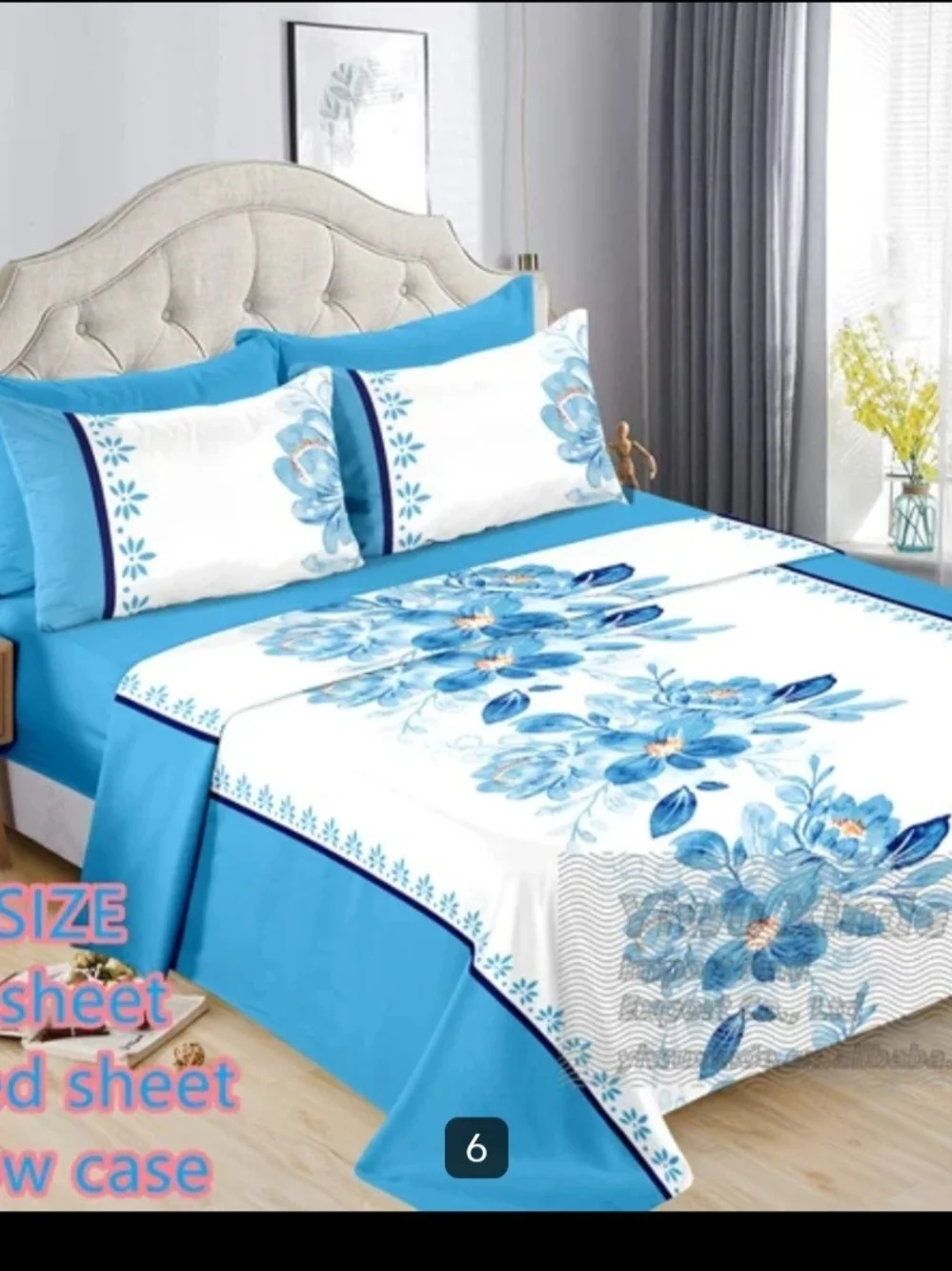 Liliana Pink Floral & Stripe Bed Sheet Set